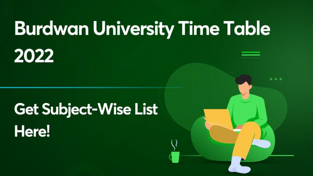 Burdwan University Time Table 2022