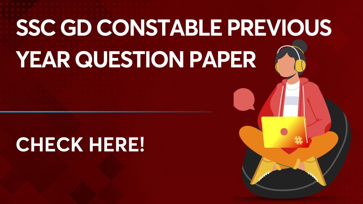 SSC GD Constable Previous Year Question Paper