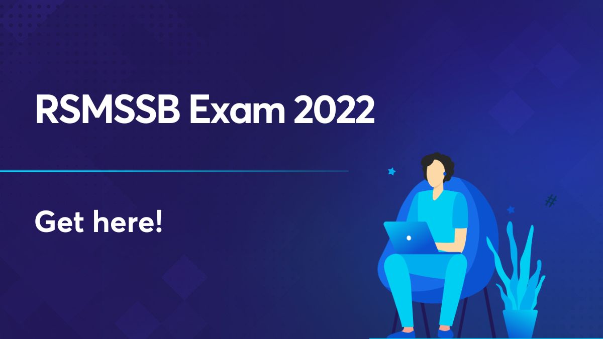 RSMSSB Exam Calendar 2022