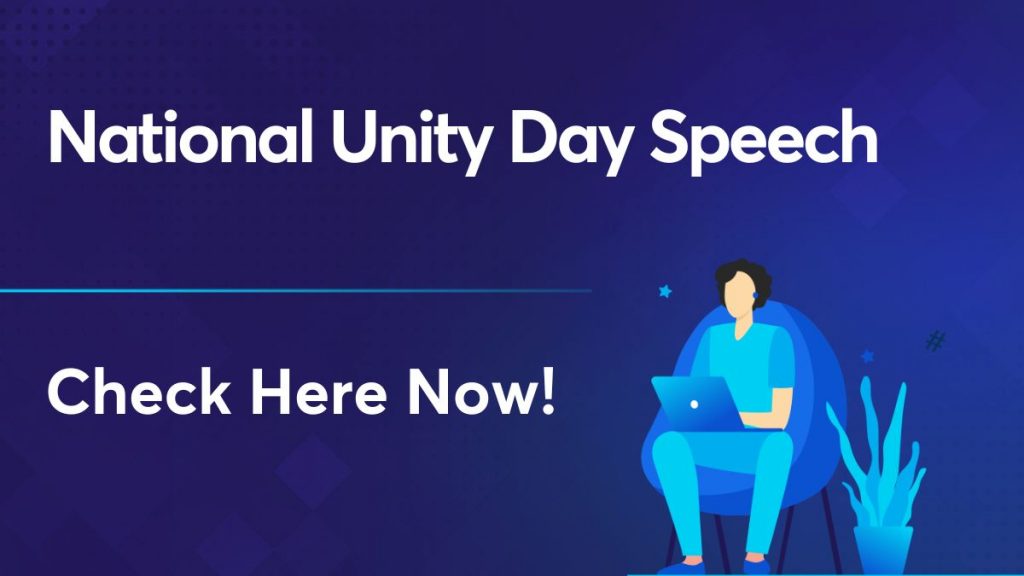 National Unity Day Speech