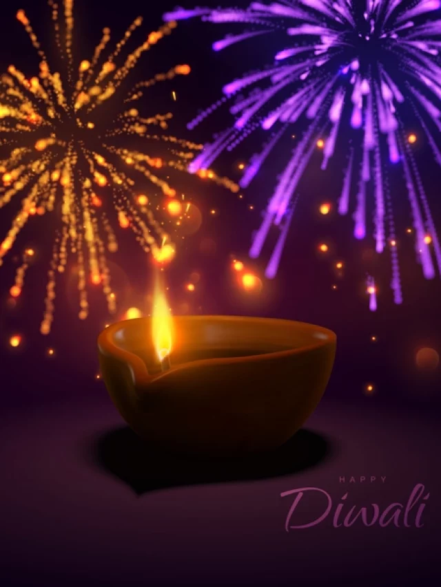 Firework-effect-with-Diwali-background-vector-02