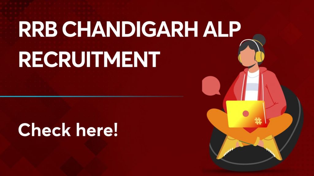 RRB Chandigarh ALP Recruitment 2023