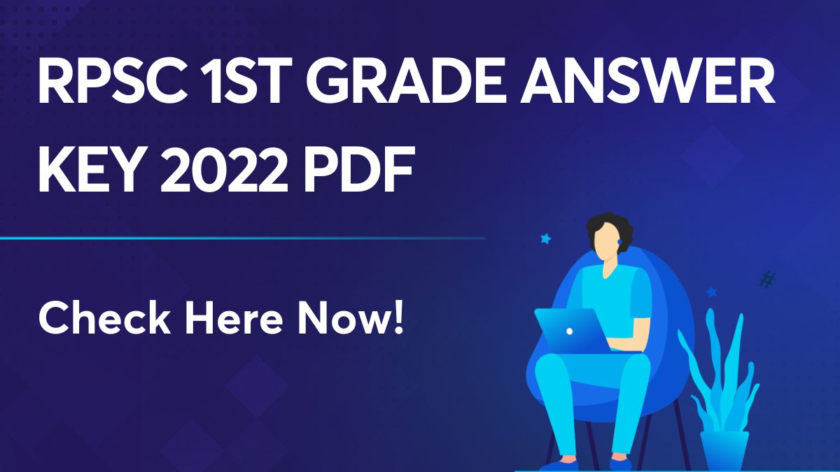 RPSC 1st Grade Answer Key 2022 Pdf