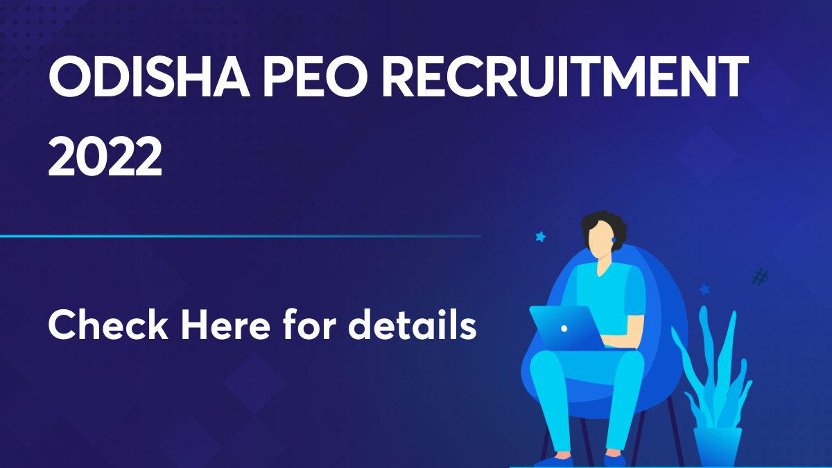 Odisha PEO Recruitment 2022