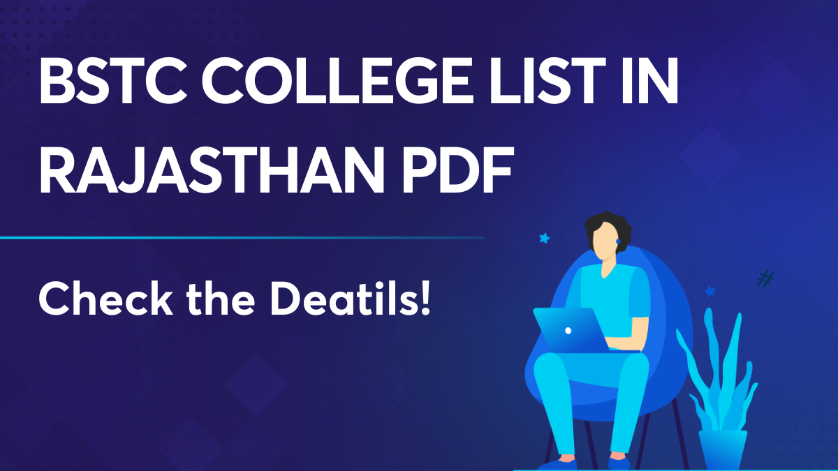 BSTC College List in Rajasthan PDF