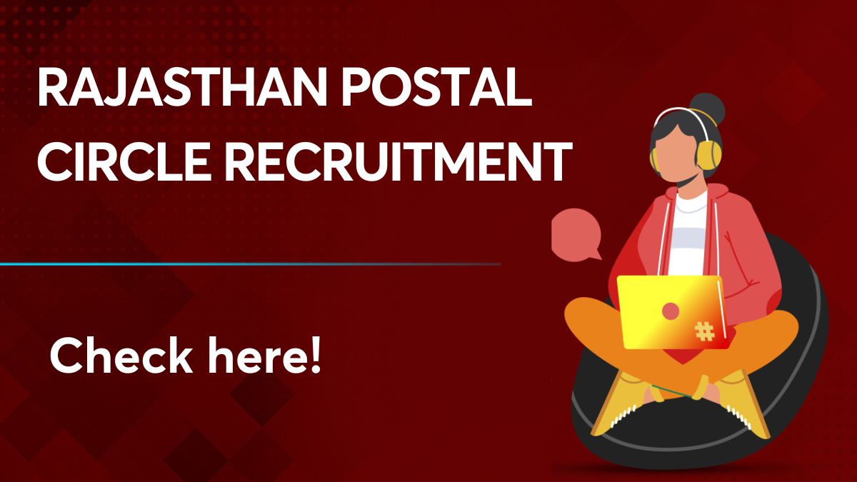 Rajasthan Postal Circle Recruitment 2023