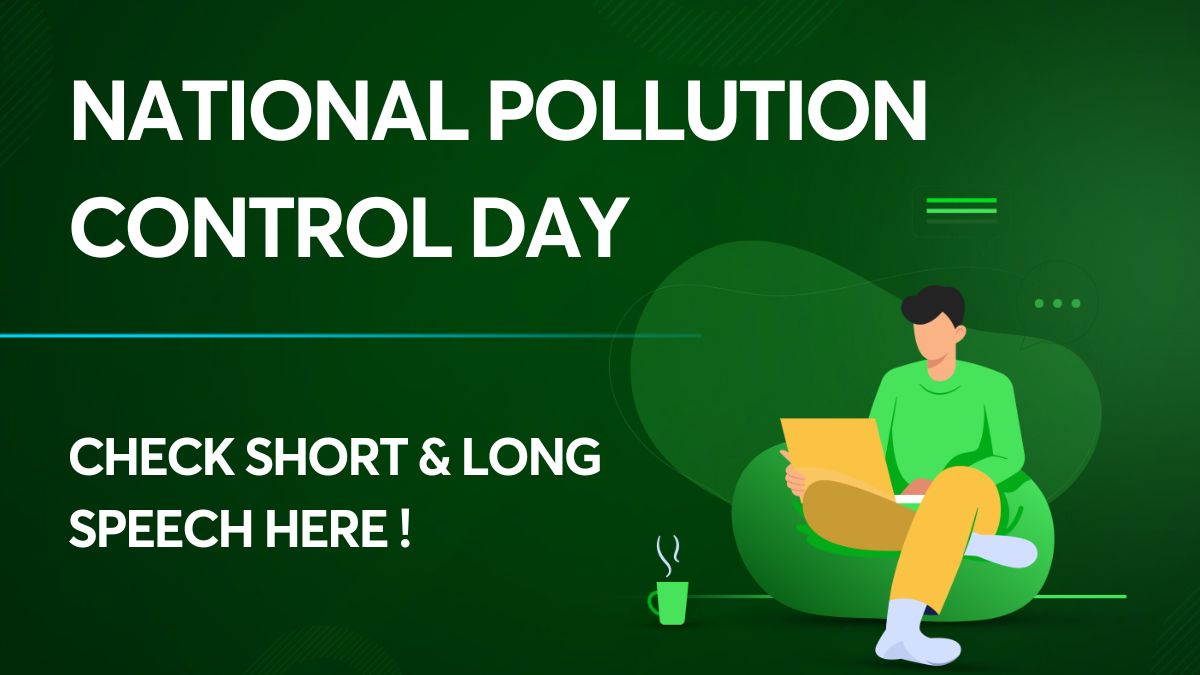 short speech on pollution day