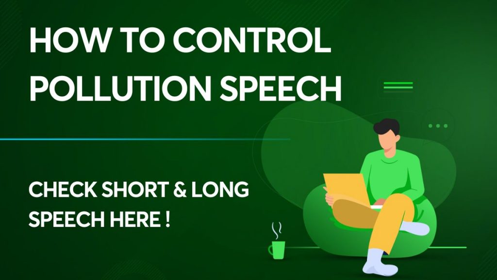 How to control pollution speech
