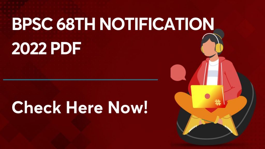 BPSC 68th Notification 2022 PDF