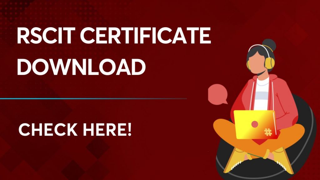 RSCIT Certificate Download