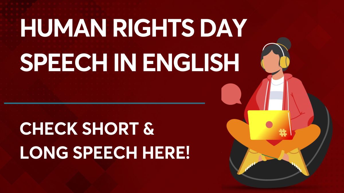 short speech on human rights in english