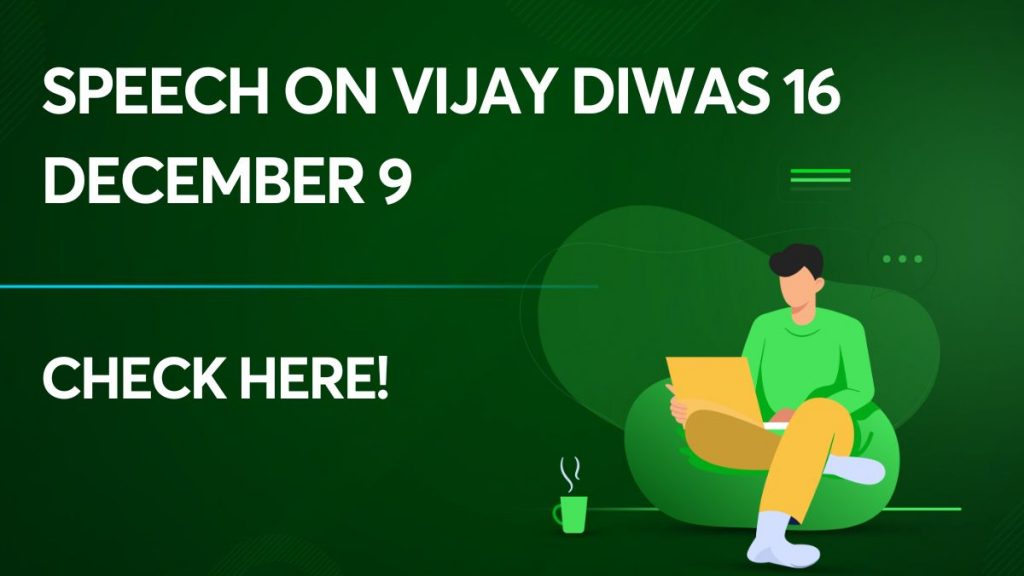 Speech on Vijay Diwas 16 December