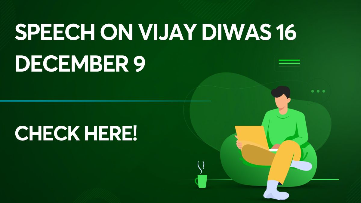 Speech on Vijay Diwas 16 December
