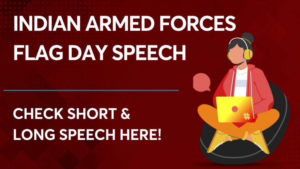 Indian armed forces flag day speech