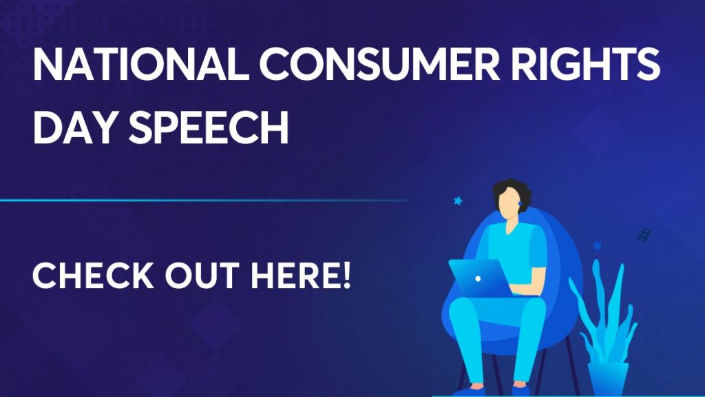 speech on consumer rights