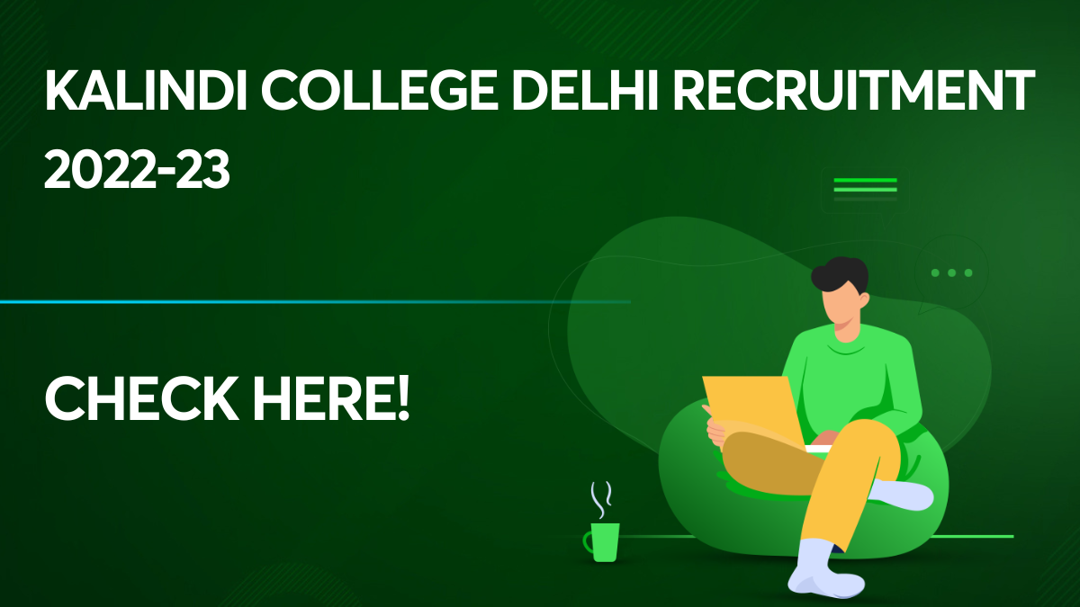 kalindi college delhi recruitment 2022-23