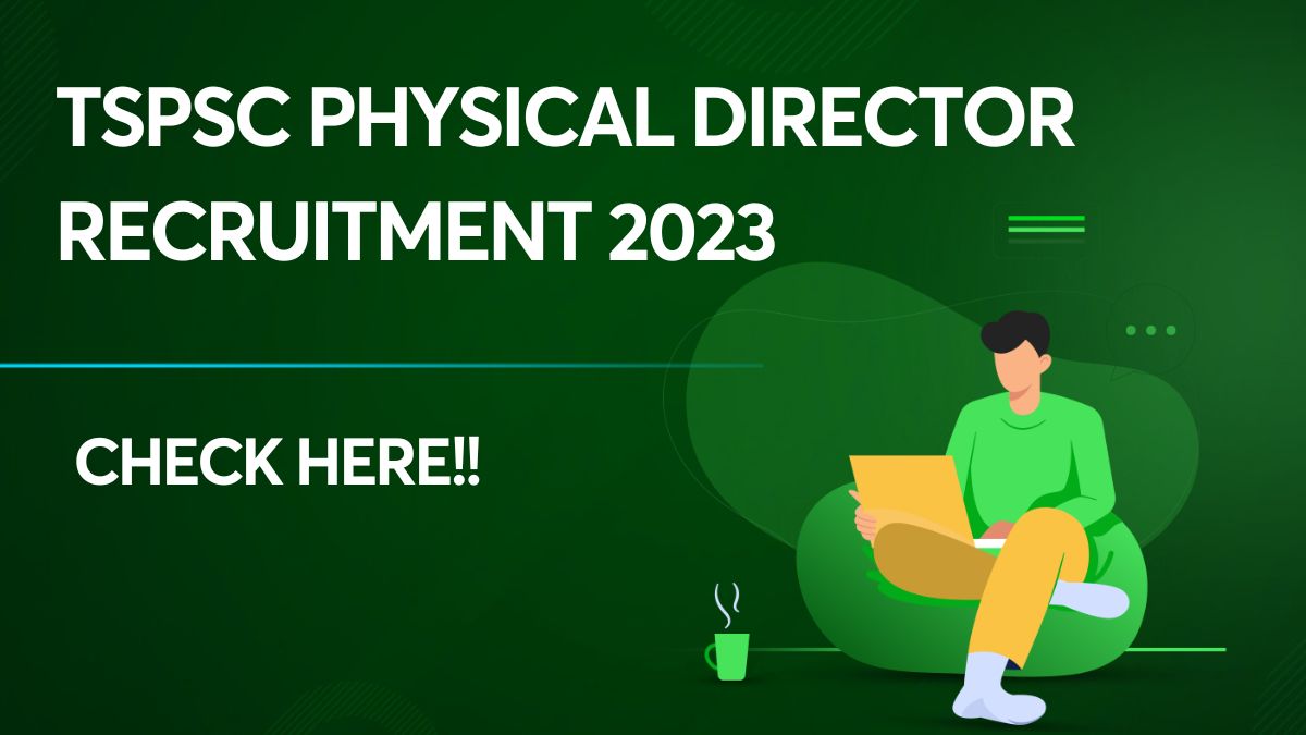 TSPSC Physical Director Recruitment 2023