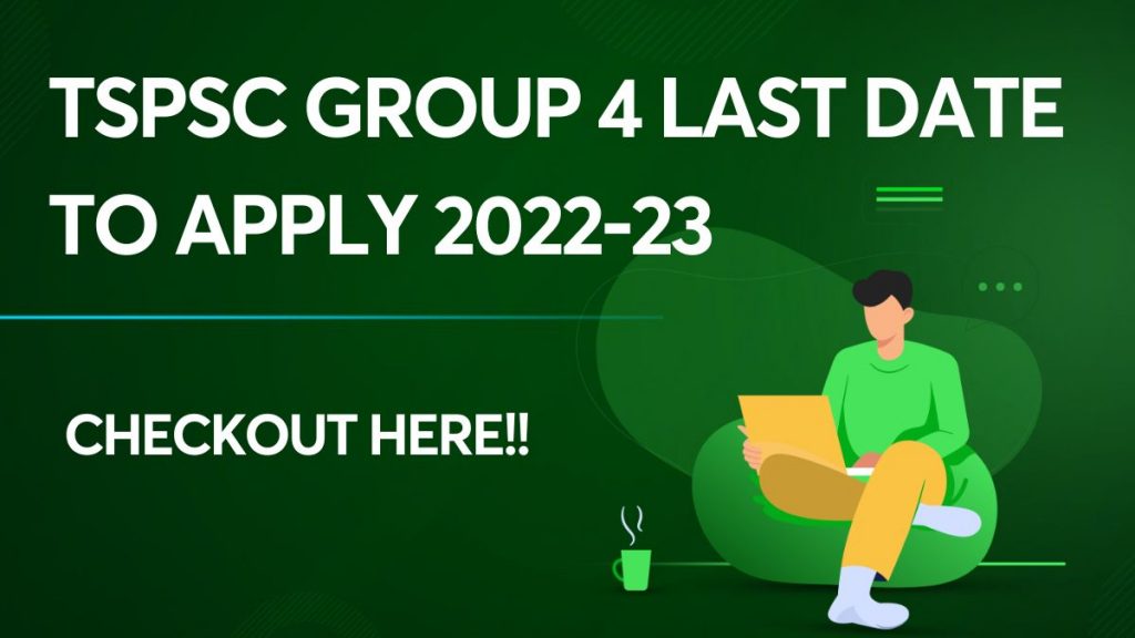 TSPSC Group 4 Last Date To Apply 2022-23