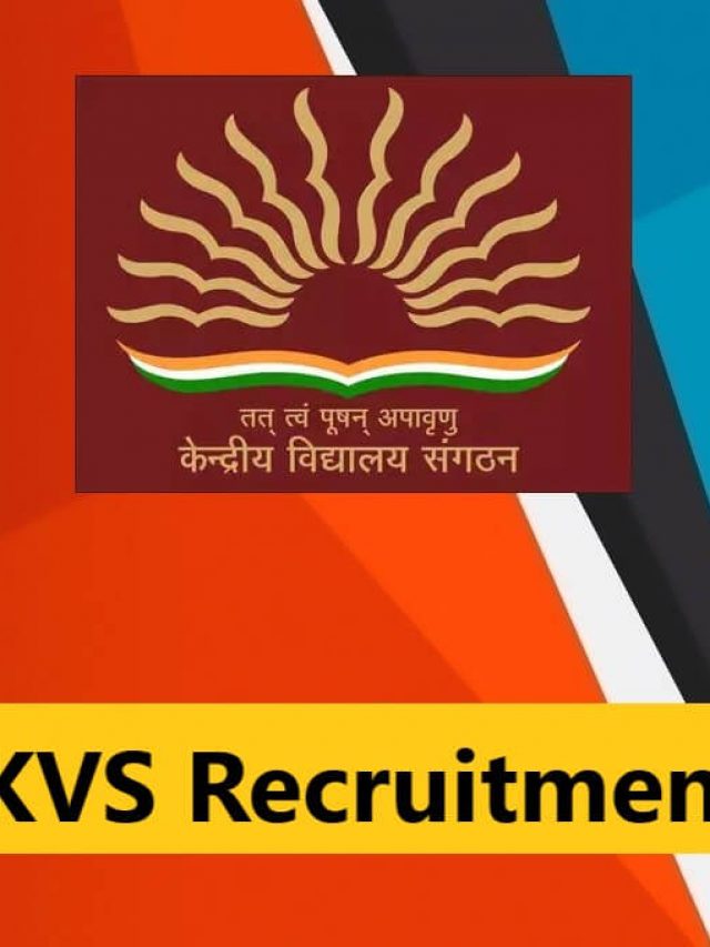 KV Sangathan recruitment 2022 notification out for TGT PGT PRT