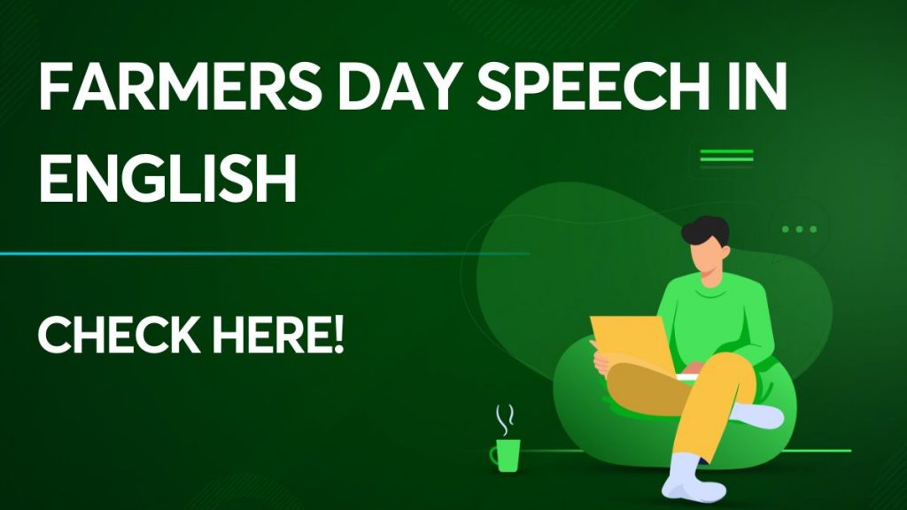 Farmers day Speech in English