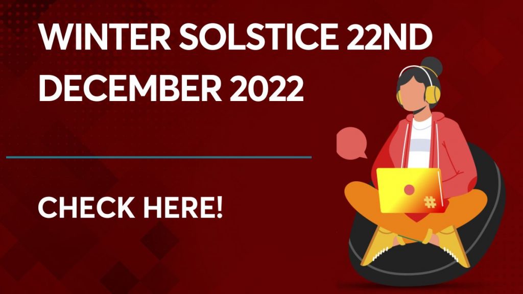 winter solstice 22nd December 2022