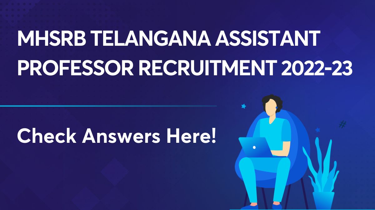 MHSRB Telangana Assistant Professor Recruitment 2022-23