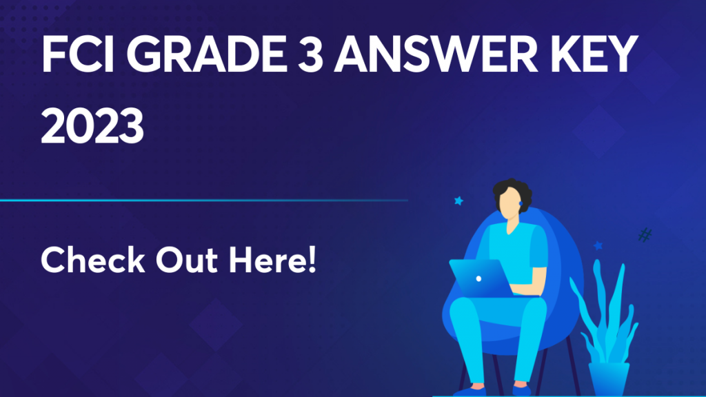 FCI Grade 3 Answer Key 2023
