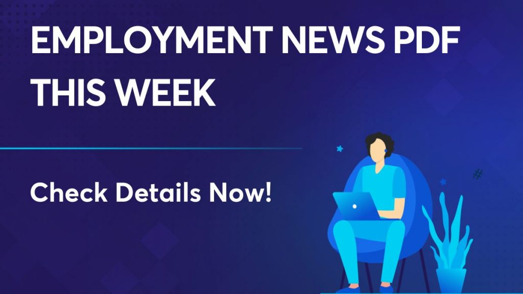 Employment News PDF This Week