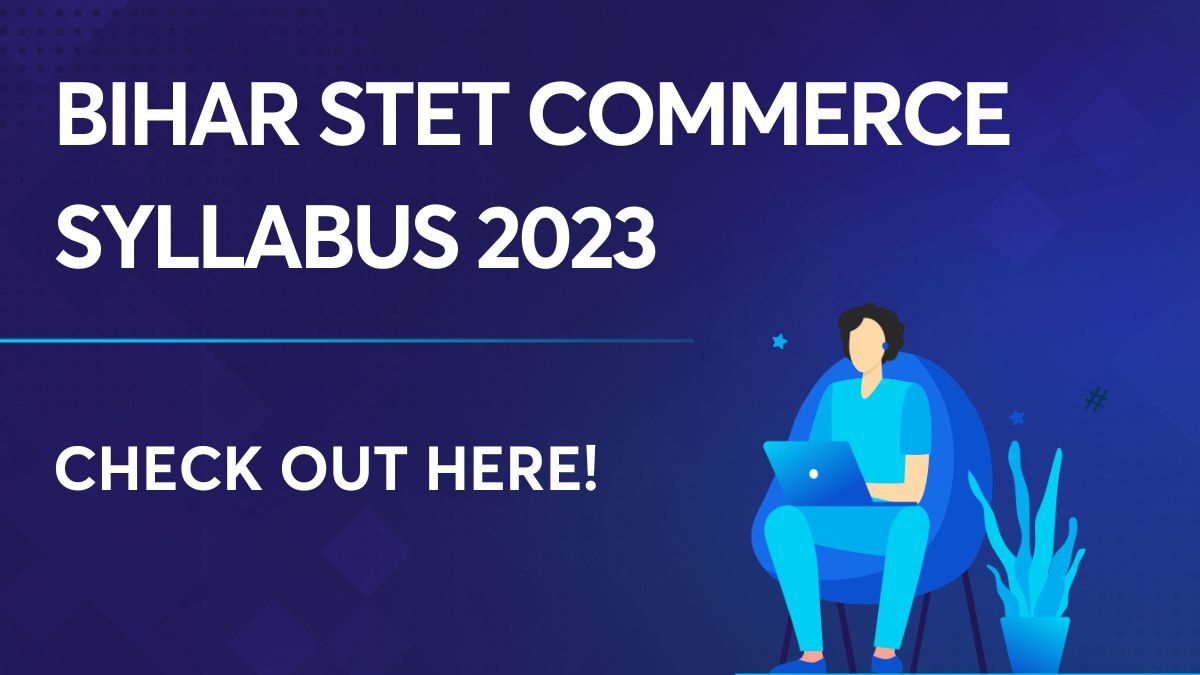 Bihar STET Commerce Syllabus 2023