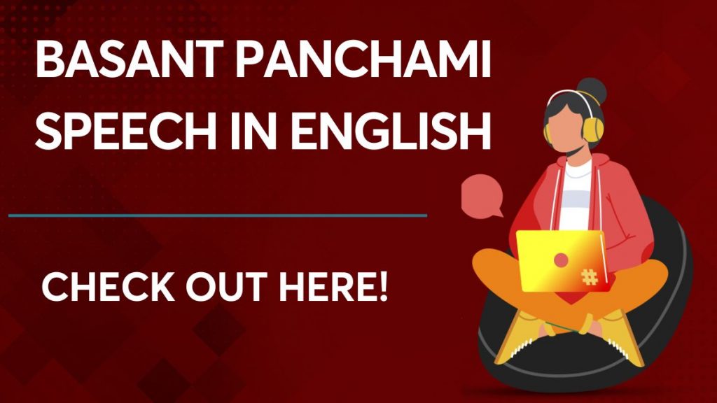 Basant Panchami Speech in English