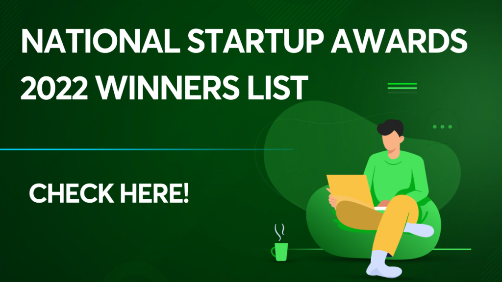 National Startup Awards 2022 Winners List