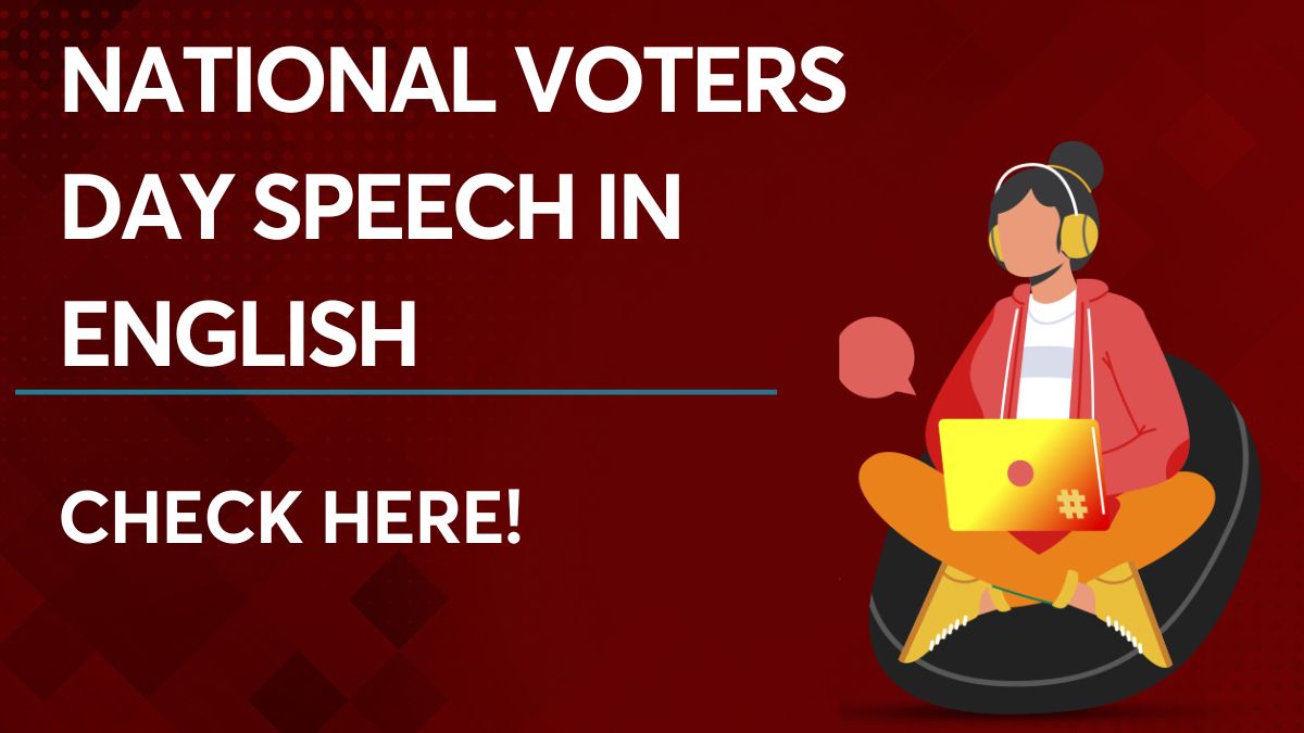 National Voters Day Speech in English