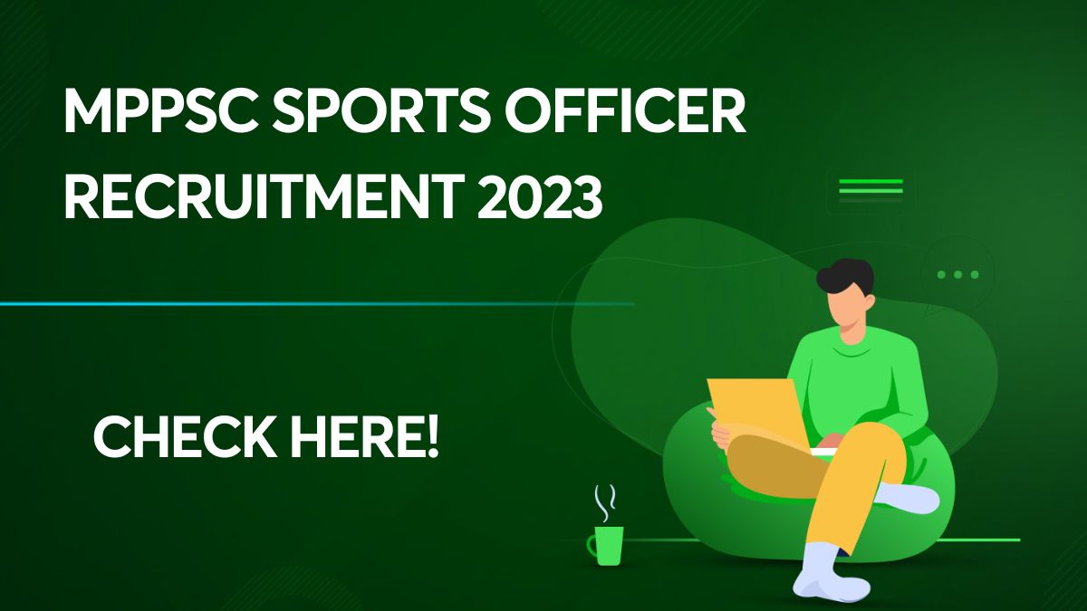 MPPSC Sports Officer Recruitment 2023