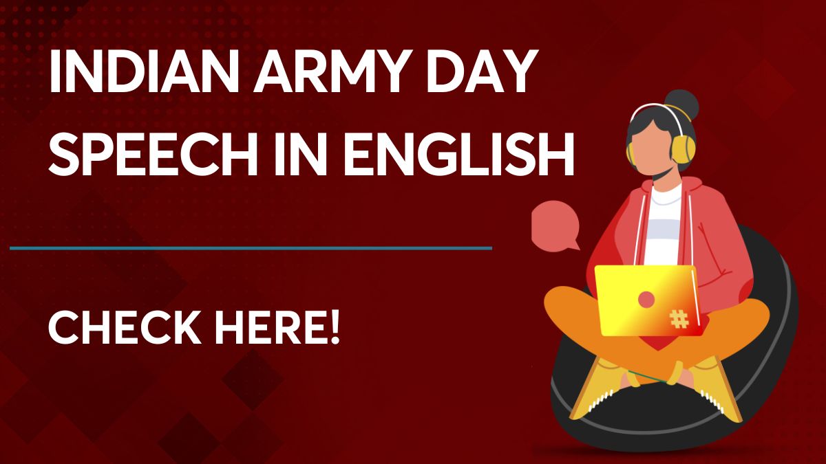 Indian Army Day Speech in English