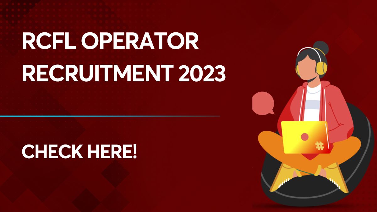 RCFL Operator Recruitment 2023