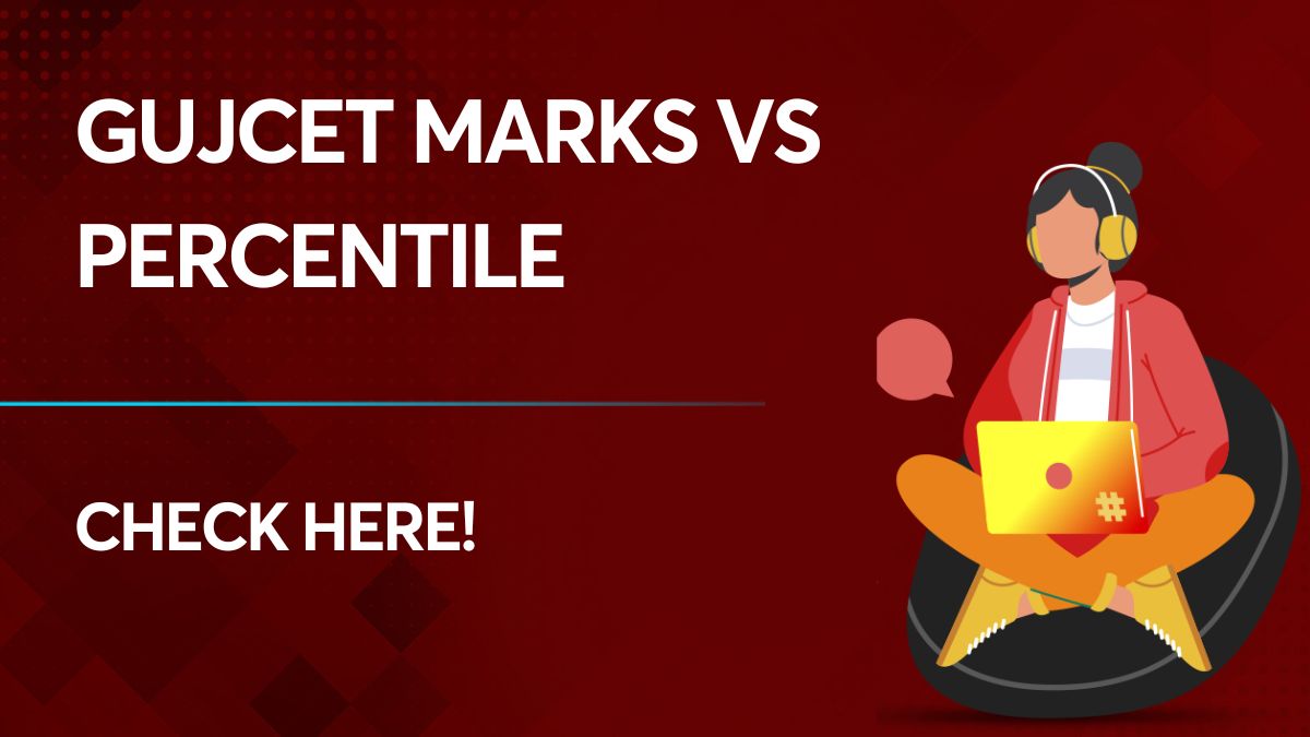 GUJCET Marks vs Percentile