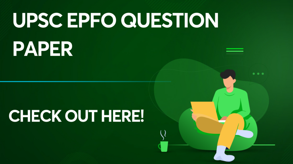 UPSC EPFO Question Paper