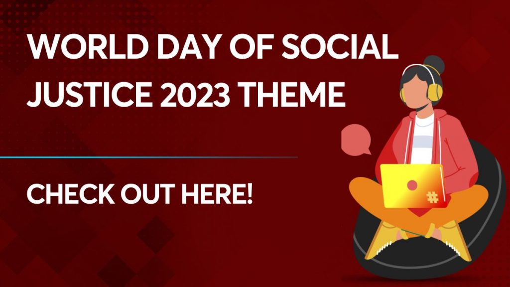 World Day of Social Justice 2023 Theme