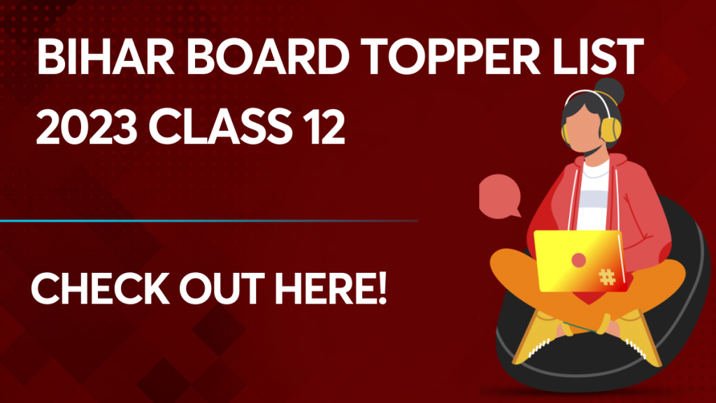 Bihar Board topper list 2023 class 12