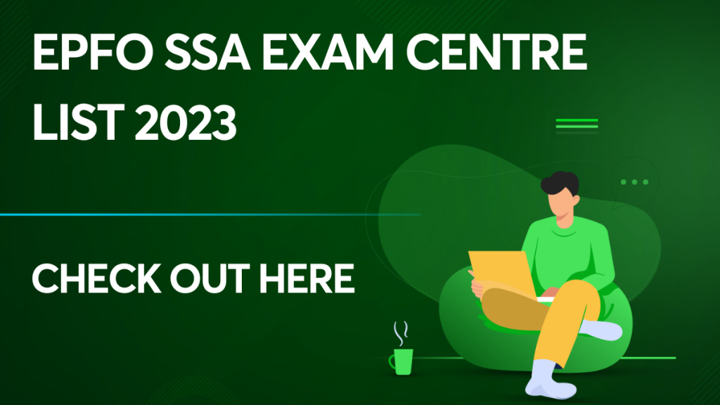 EPFO SSA Exam Centre List 2023