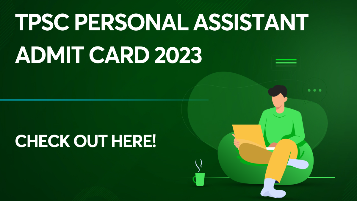 TPSC Personal Assistant Admit card 2023