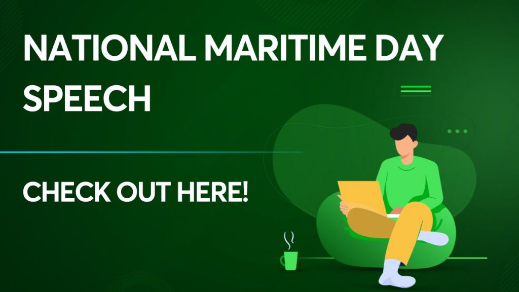 National Maritime Day Speech
