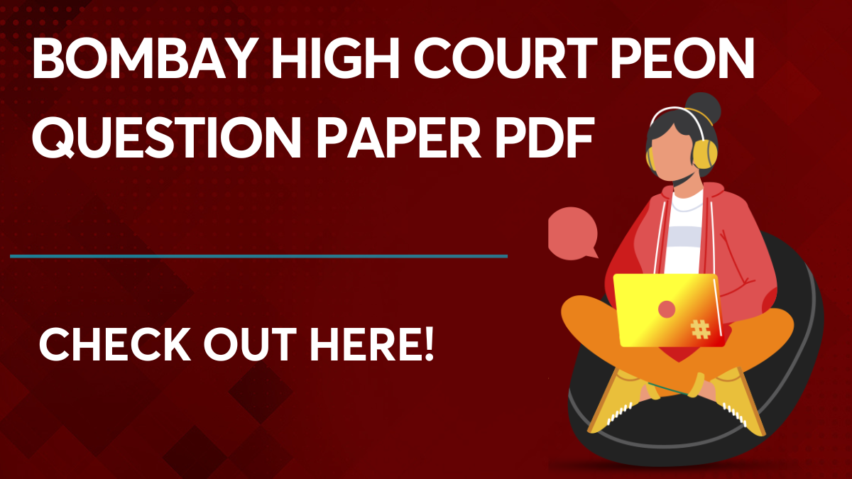 Bombay High Court Peon Question Paper PDF