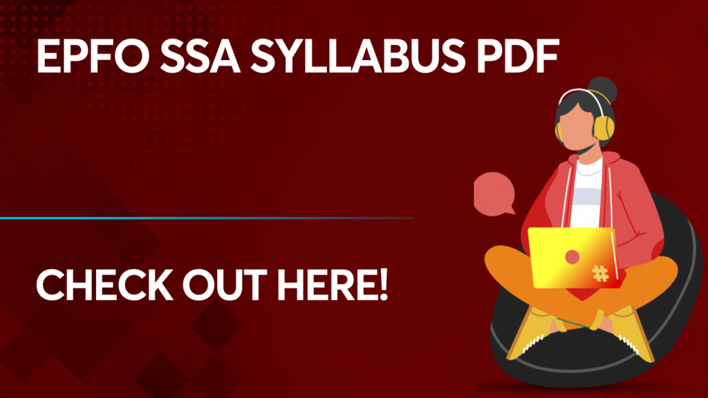 EPFO SSA Syllabus PDF