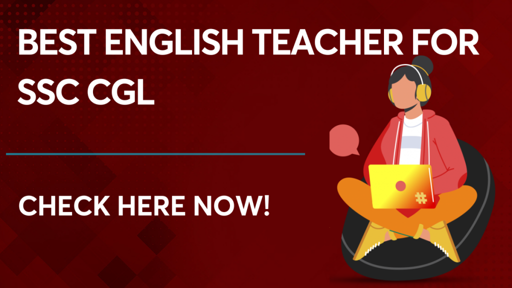 Best English Teacher for SSC CGL