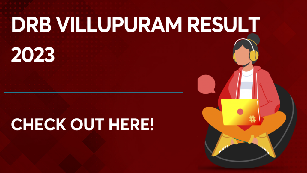 DRB Villupuram Result 2023