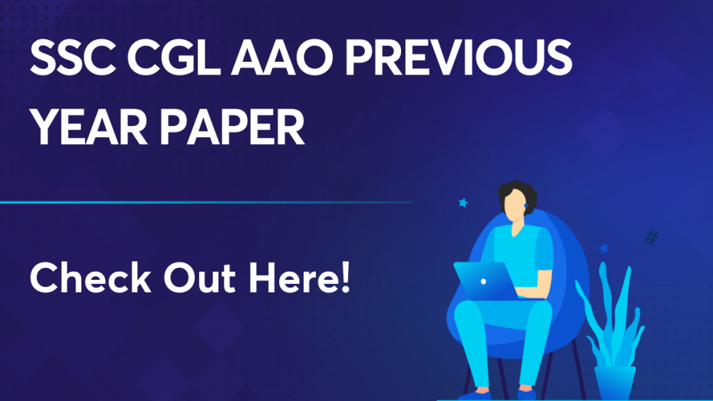 SSC CGL AAO previous year paper