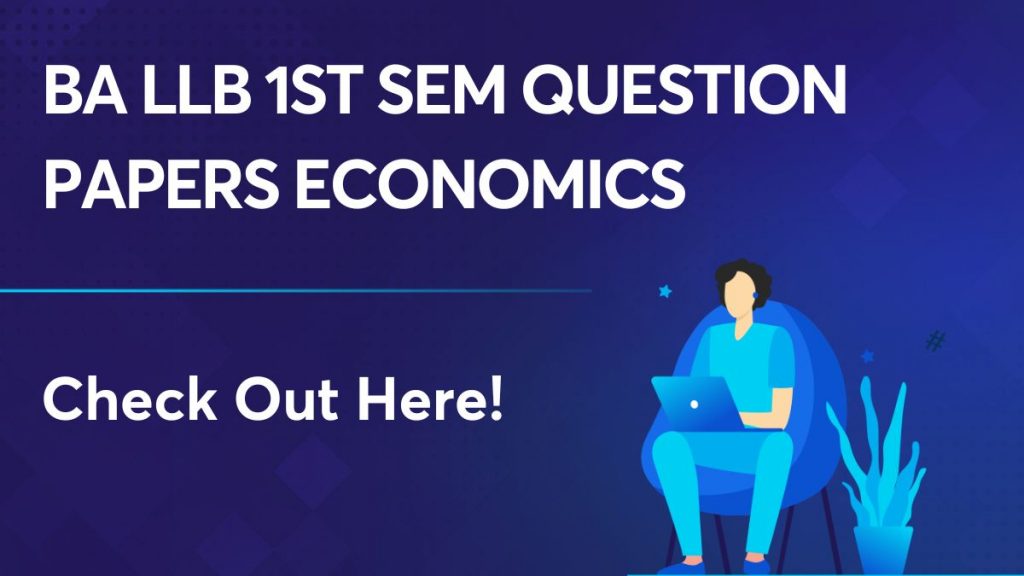 ba llb 1st sem question papers economics