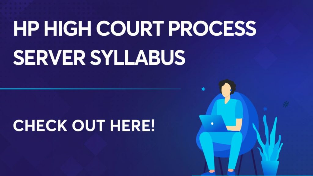 HP High Court Process Server Syllabus