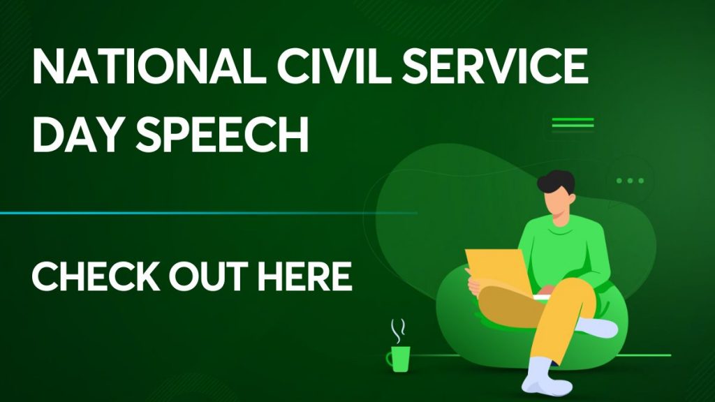 National Civil Service Day Speech